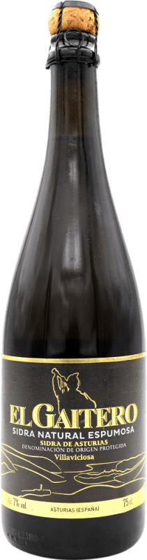 7,95 € Free Shipping | Cider El Gaitero Black Edition Spain 75 cl Manzana — Apple