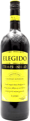 2,95 € Envio grátis | Vinho Tinto Elegido D.O. Toro Espanha Tempranillo 1 L