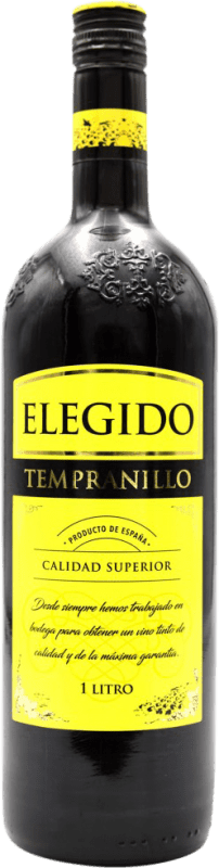 2,95 € 免费送货 | 红酒 Elegido D.O. Toro 西班牙 Tempranillo 瓶子 1 L