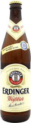 3,95 € 免费送货 | 啤酒 Erdinger Weissbier 德国 瓶子 Medium 50 cl