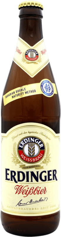 3,95 € 免费送货 | 啤酒 Erdinger Weissbier — 白啤酒 德国 中瓶装 50 cl