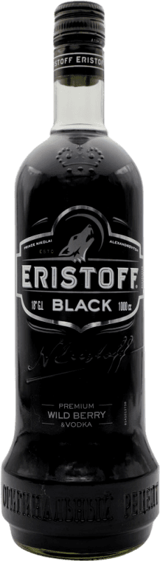 19,95 € 免费送货 | 伏特加 Eristoff Black 法国 瓶子 1 L