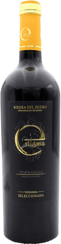 10,95 € Free Shipping | Red wine Estigma D.O. Ribera del Duero Spain Tempranillo Bottle 75 cl