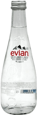 1,95 € Бесплатная доставка | Вода Evian Mineral Natural — Природная минеральная, Pure — Чистый Франция Бутылка на треть 33 cl