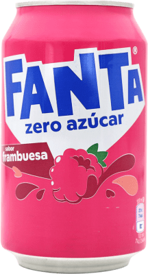 1,95 € 免费送货 | 饮料和搅拌机 Fanta Frambuesa 西班牙 铝罐 33 cl