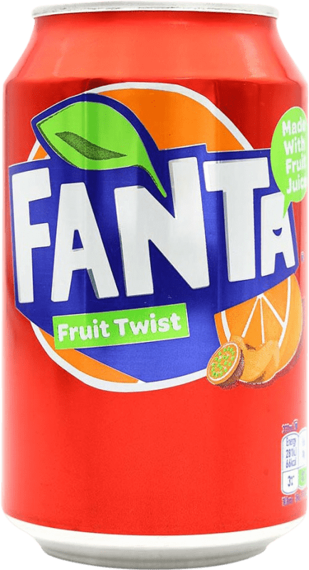 2,95 € Spedizione Gratuita | Bibite Fanta Fruit Twist Germania Lattina 33 cl