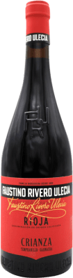 8,95 € 免费送货 | 红葡萄酒 Faustino Rivero Ulecia Crianza — 陈酿 D.O.Ca. Rioja 西班牙 75 cl