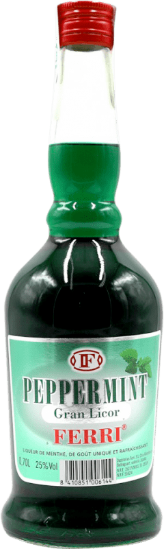 7,95 € Envoi gratuit | Liqueurs Ferri Peppermint Espagne Bouteille 70 cl