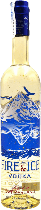 21,95 € Kostenloser Versand | Wodka Fire & Ice Gold — Edition Gold, Premium Schweiz 70 cl