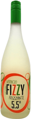 5,95 € Envoi gratuit | Blanc mousseux Fizzy. Frizzante Espagne Bouteille 75 cl