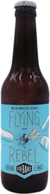 2,95 € Free Shipping | Beer Freaks Flying Rebel Lager Spain Third-Liter Bottle 33 cl