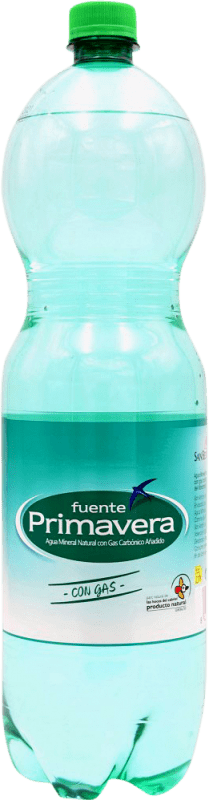 355,95 € Envío gratis | Agua Fuente Primavera. Gas España Botella Especial 1,5 L