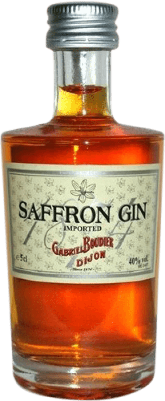 2,95 € Envoi gratuit | Gin Gabriel Boudier Saffron France Bouteille Miniature 5 cl