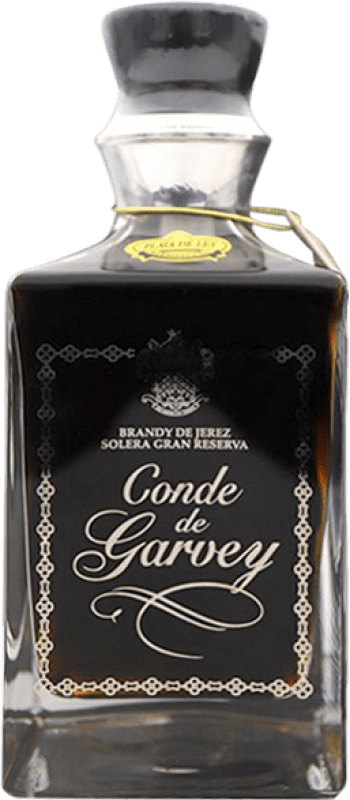 1 092,95 € Envio grátis | Brandy Conhaque Garvey Conde Espanha Garrafa 70 cl