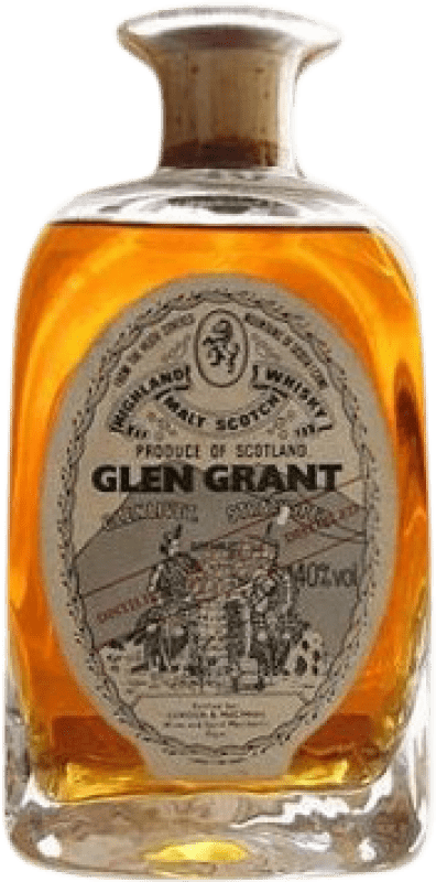 2 461,95 € Envoi gratuit | Whisky Single Malt Glen Grant Cristal Decanter Ecosse Royaume-Uni Bouteille 70 cl