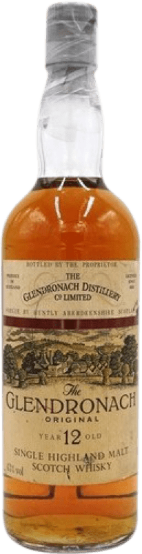 391,95 € Envio grátis | Whisky Single Malt Glendronach Original Espécime de Colecionador Escócia Reino Unido 12 Anos Garrafa 70 cl