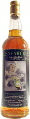 2 461,95 € Envío gratis | Whisky Single Malt Glenfarclas Jim Clark Escocia Reino Unido 25 Años 70 cl Ejemplar Coleccionista No Apto para Consumo