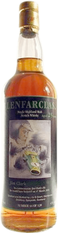 2 461,95 € Envoi gratuit | Single Malt Whisky Glenfarclas Jim Clark Spécimen de Collection Ecosse Royaume-Uni 25 Ans Bouteille 70 cl