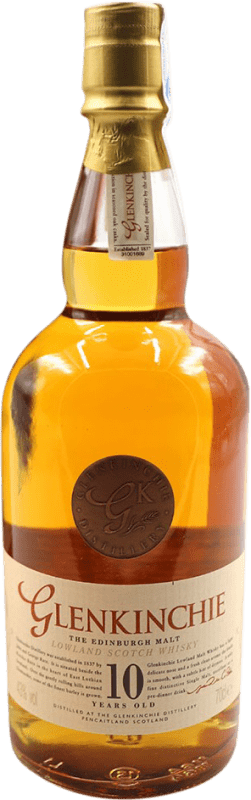 112,95 € Envio grátis | Whisky Single Malt Glenkinchie Reino Unido 10 Anos Garrafa 70 cl