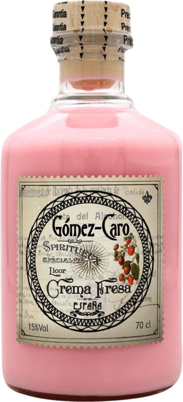 9,95 € Envoi gratuit | Crème de Liqueur Gómez Caro Fresa Espagne Bouteille 70 cl