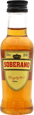 2,95 € Kostenloser Versand | Brandy González Byass Soberano Spanien Miniaturflasche 5 cl