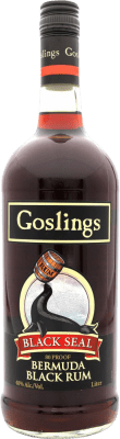 33,95 € Envio grátis | Rum Gosling's Seal Black — Edição Preta Bermudas 1 L