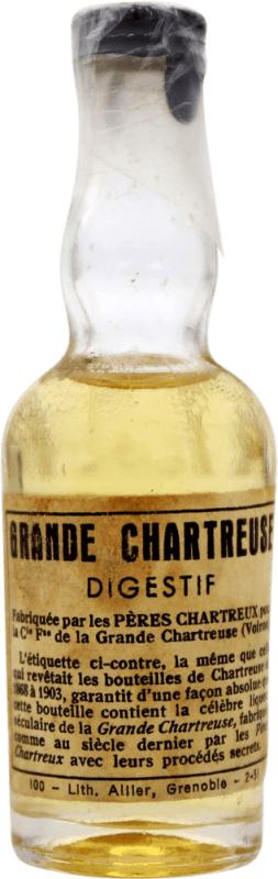 228,95 € Free Shipping | Spirits Chartreuse Grande Collector's Specimen France Miniature Bottle 5 cl