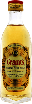 7,95 € 送料無料 | ウイスキーブレンド Grant & Sons Grant's イギリス ミニチュアボトル 5 cl