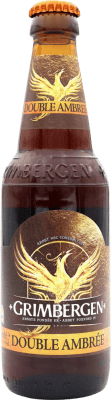 3,95 € 免费送货 | 啤酒 Grimbergen Ambrée — 琥珀色, Double Malt — 双麦芽 比利时 三分之一升瓶 33 cl