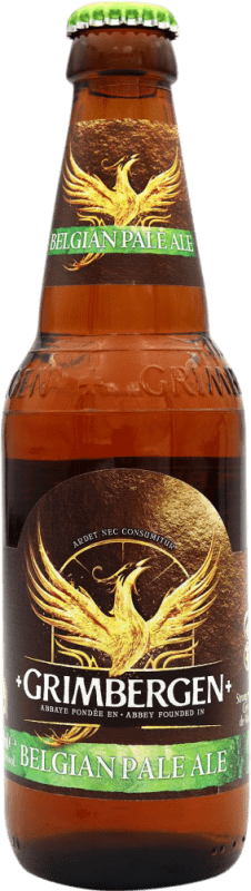 2,95 € Бесплатная доставка | Пиво Grimbergen Pale Ale Бельгия Бутылка на треть 33 cl