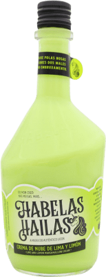 9,95 € Kostenloser Versand | Cremelikör Habelas Hailas Nube de Lima y Limón Spanien Flasche 70 cl