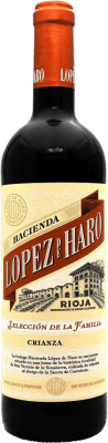 10,95 € 免费送货 | 红葡萄酒 Hacienda López de Haro 家族甄选 Crianza — 陈酿 D.O.Ca. Rioja 西班牙 75 cl