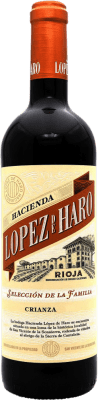 10,95 € 送料無料 | 赤ワイン Hacienda López de Haro Selección de la Familia 高齢者 D.O.Ca. Rioja スペイン ボトル 75 cl