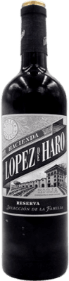 14,95 € 送料無料 | 赤ワイン Hacienda López de Haro Selección de la Familia 予約 D.O.Ca. Rioja ラ・リオハ スペイン ボトル 75 cl