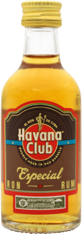 3,95 € Envío gratis | Ron Havana Club Especial Cuba Botellín Miniatura 5 cl