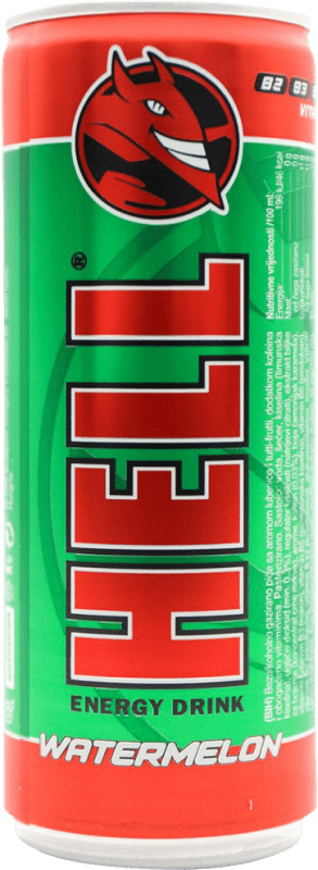 2,95 € Envío gratis | Bebida Energética Hell Hungría Lata 25 cl Watermelon — Sandía