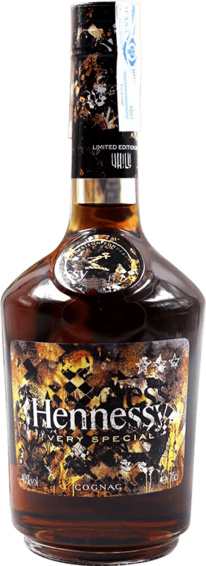 139,95 € Free Shipping | Cognac Hennessy VS Limited Edition by Vhils A.O.C. Cognac France Bottle 70 cl