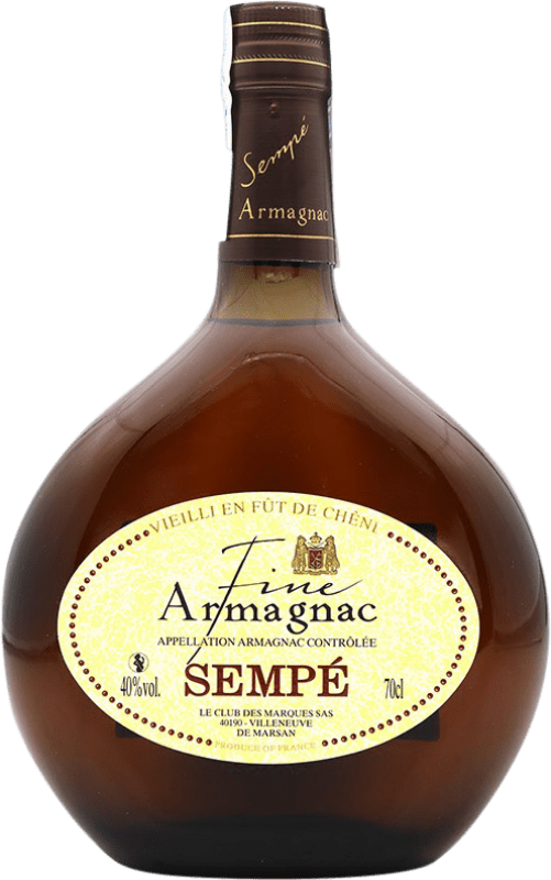 19,95 € Spedizione Gratuita | Armagnac Henry A. Sempé Fine I.G.P. Bas Armagnac Francia Bottiglia 70 cl