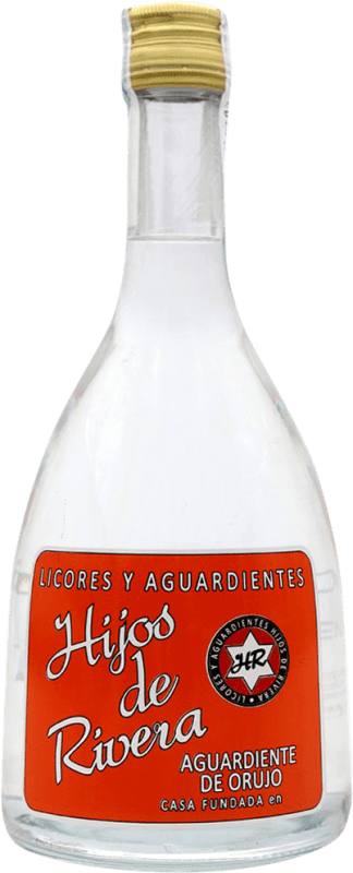 13,95 € Envío gratis | Orujo Aguardiente Hijos de Rivera España Botella 70 cl