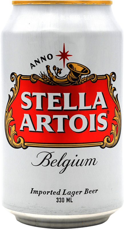 1,95 € Kostenloser Versand | Bier Interbrew Stella Artois Belgien Alu-Dose 33 cl