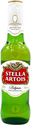 3,95 € Free Shipping | Beer Interbrew Stella Artois Belgium Third-Liter Bottle 33 cl