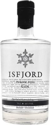 35,95 € Envio grátis | Gin Isfjord Artic Premium Dinamarca Garrafa 70 cl