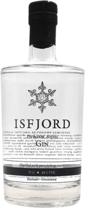 35,95 € Kostenloser Versand | Gin Isfjord Artic Premium Dänemark Flasche 70 cl