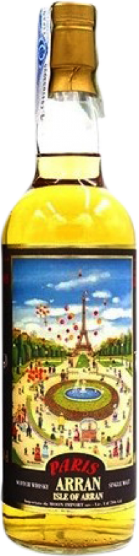 959,95 € Envío gratis | Whisky Single Malt Isle Of Arran Paris Ejemplar Coleccionista Reino Unido Botella 70 cl