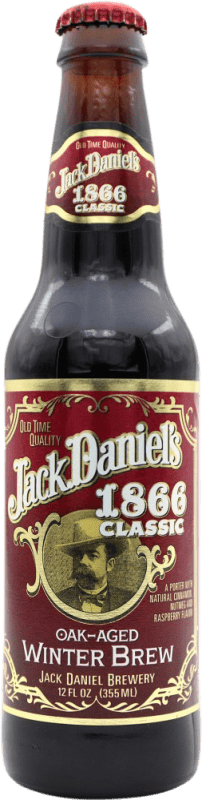 174,95 € Envio grátis | Cerveja Jack Daniel's 1866 Classic Winter Brew Estados Unidos Garrafa Terço 35 cl