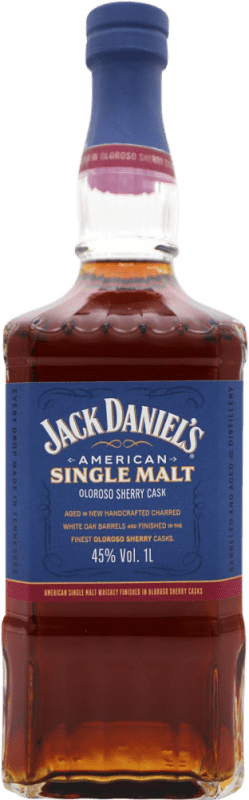 155,95 € Free Shipping | Whisky Single Malt Jack Daniel's American United States Bottle 1 L