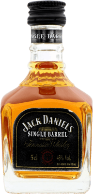 63,95 € Бесплатная доставка | Бурбон Jack Daniel's Single Barrel — Одна бочка Соединенные Штаты Мини-бутылка 5 cl