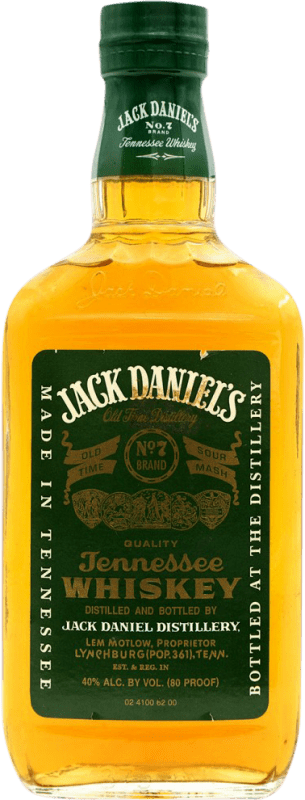 174,95 € Envio grátis | Whisky Bourbon Jack Daniel's Estados Unidos Meia Garrafa 37 cl