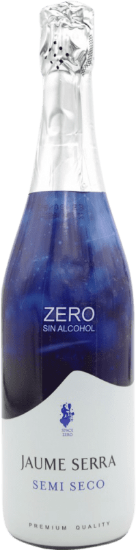 4,95 € Envío gratis | Espumoso blanco Jaume Serra Semi-Seco Semi-Dulce D.O. Cava España Botella 75 cl Sin Alcohol