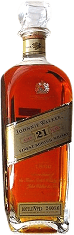 829,95 € Spedizione Gratuita | Whisky Blended Johnnie Walker Regno Unito 21 Anni 70 cl